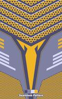 abstract achtergrond met een koel patroon, Aan leggings, voetbal Jersey ontwerp voor sublimatie. vector