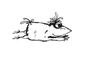 hand- getrokken vector illustratie van tekenfilm grappig kraai, monochroom schetsen van schattig vogel kraai, geïnkt silhouet van poseren vliegend dier geïsoleerd Aan wit achtergrond
