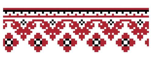 oekraïens ornament in etnisch stijl. geborduurd shirt. vector illustratie.