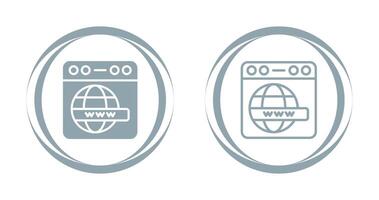 browser vector pictogram