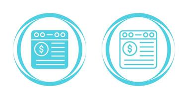 browser vector pictogram