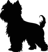 affenpinscher zwart silhouet vector