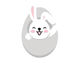 Pasen konijn eieren achtergrond illustratie vector