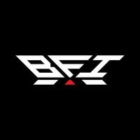 bfi brief logo vector ontwerp, bfi gemakkelijk en modern logo. bfi luxueus alfabet ontwerp