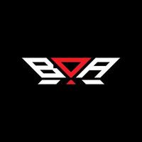 boa brief logo vector ontwerp, boa gemakkelijk en modern logo. boa luxueus alfabet ontwerp
