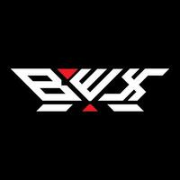 bwx brief logo vector ontwerp, bwx gemakkelijk en modern logo. bwx luxueus alfabet ontwerp