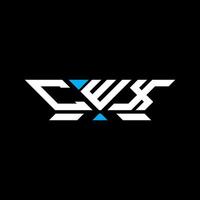 cwx brief logo vector ontwerp, cwx gemakkelijk en modern logo. cwx luxueus alfabet ontwerp