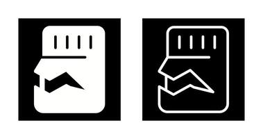 sd-kaart vector pictogram