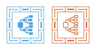 netwerk diagram vector icoon