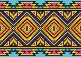 aztec tribal meetkundig etnisch naadloos patroon. wijnoogst inheems Amerikaans etnisch vector achtergrond. traditioneel ornament retro stijl. ontwerp textiel, kleding stof, kleding, gordijn, tapijt, ornament, inpakken.