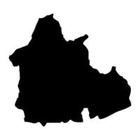 nana mamare prefectuur kaart, administratief divisie van centraal Afrikaanse republiek. vector