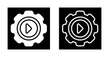 tandwiel vector pictogram