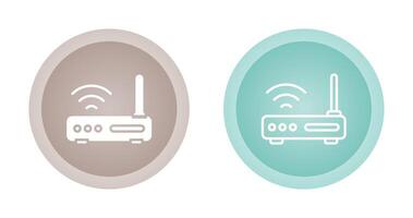 Wifi router vector icoon