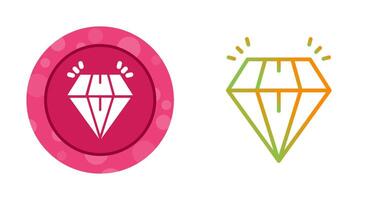 diamant vector pictogram