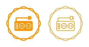 stekkerdoos vector pictogram