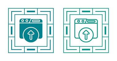 upload vector pictogram