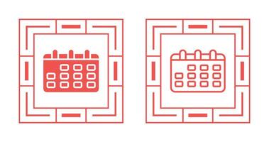 kalender vector pictogram