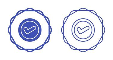 controleer vector pictogram