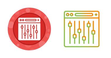 instellingen vector pictogram