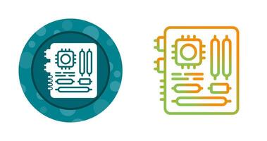 moederbord vector pictogram
