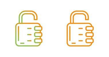 hangslot vector pictogram