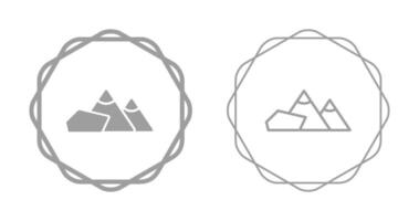 berg vector pictogram