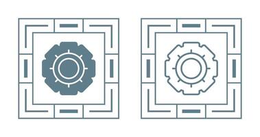 tandwiel vector pictogram