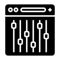 instellingen vector pictogram