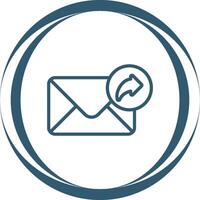e-mail doorsturen vector icoon