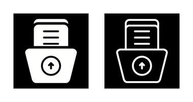 upload vector pictogram