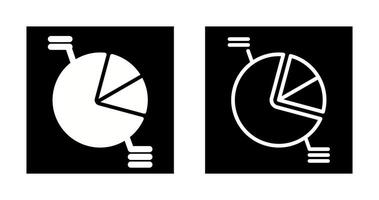 cirkeldiagram vector pictogram