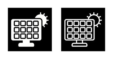 zonne- paneel oplader vector icoon