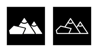 berg vector pictogram