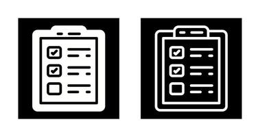 controlelijst vector pictogram