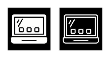 laptop vector pictogram