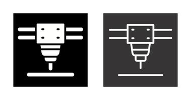 laser snijdend machine vector icoon