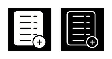 toevoegen document vector icoon