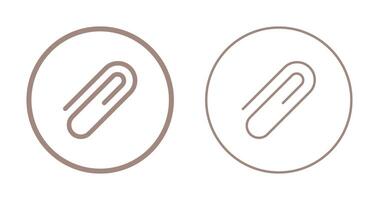 paperclip vector pictogram