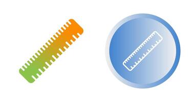 Rechtdoor heerser vector icoon