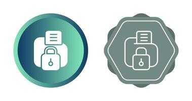 gegevensbescherming vector pictogram