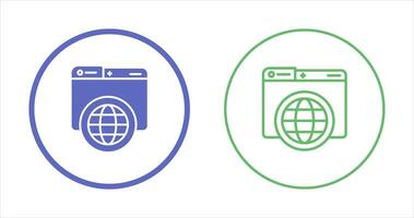 wereldbol vector pictogram