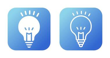 gloeilamp vector pictogram