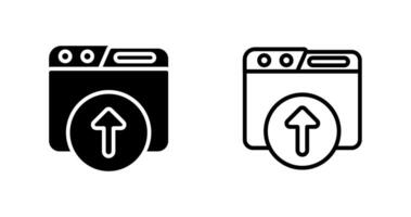 upload vector pictogram