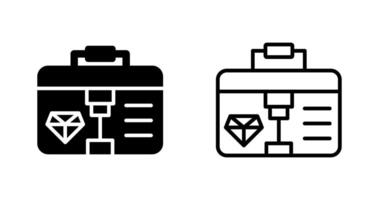 diamant vector pictogram