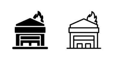 vuur vector pictogram