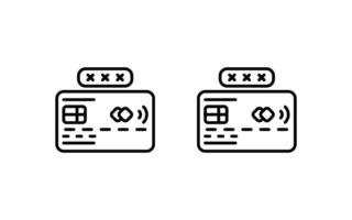 creditcard vector pictogram