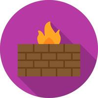 firewall vector pictogram