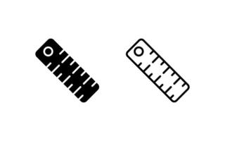 liniaal vector pictogram