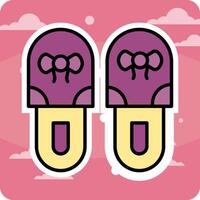 slippers vector icoon