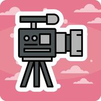 videocamera vector pictogram